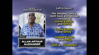 Allan Arthur Alexander ~ Long Obituary