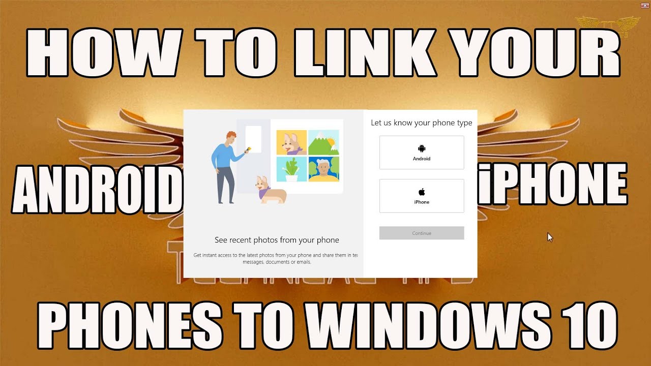 How To Link Your Phone To Windows 10 - YouTube