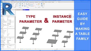 Difference Between Type and Instance Parameter in Revit | Easy Guide with Table Family