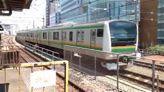 上野東京ライン秋葉原駅通過（動画シリーズ）