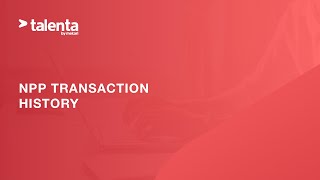 Tutorial - NPP Transaction History