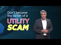 beware of utility scams