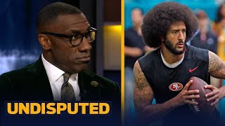 Shannon Sharpe is 'surprised' with Colin Kaepernick's settlement with the NFL | NFL | UNDISPUTED