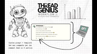 THREADS BOT workflow 1 : AI Threads comments