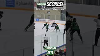 #11 J. Davidson scores #icehockey #nhl  #hockey #goals #score #canada #youtube #shorts #shots #snipe