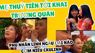 Mẹ Thuỳ Tiên đến mừng Quang Linh khai trương #teamchâuphi #quanglinhvlogs #viralvideo