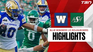 CFL Week Two Highlights: Blue Bombers vs. Roughriders