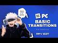 Zoom in Zoom Out And Left Right Transitions for Beginners In Capcut PC💻| Anime AMV Tutorial #11
