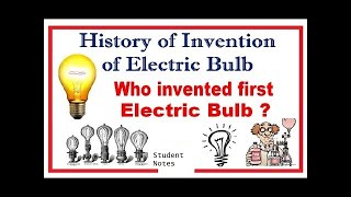 History of Electric Bulb! Who Invented First Electric Bulb.