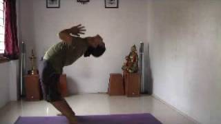 Back Bend Drop Back Yoga Demonstration