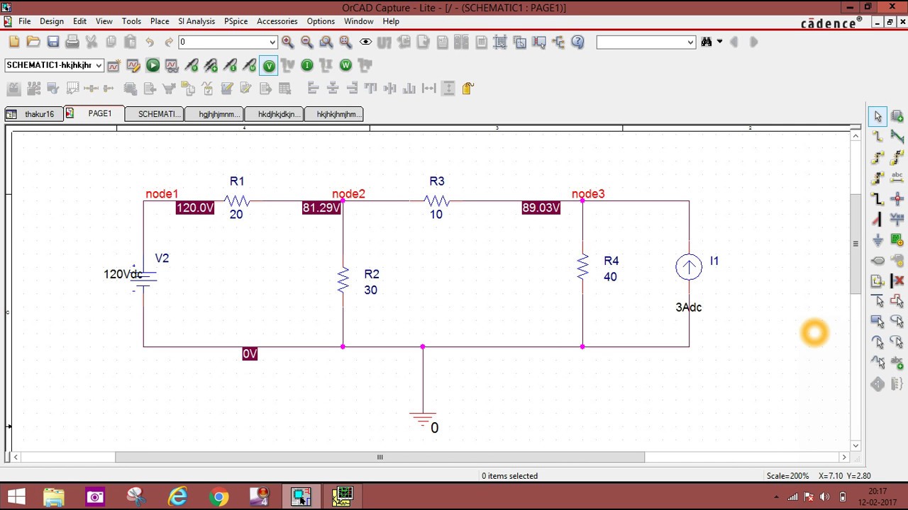 Orcad Pcb Design Tutorial For Beginners| Pspice Bias Point Analysis ...