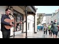 THE BAND PLAYED WATLZING MATHILDA // busking in Tralee // Eric Bogle cover