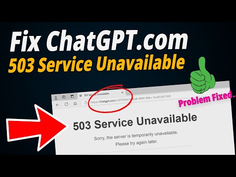 [SOLVED] How to Fix ChatGPT 503 Service Unavailable Error?