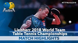 2018 World Team Championships Highlights | Xu Xin vs Tomas Tregler (Group)