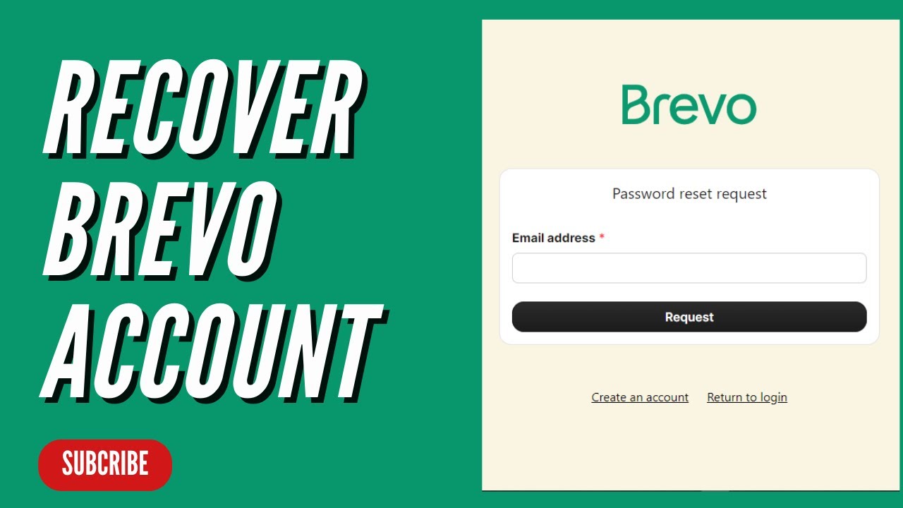 How To Reset Brevo Login Password - YouTube