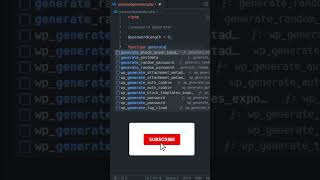 Password Generator in PHP #shorts #php #programming #coding #passwordgenerator #codingwithpeace