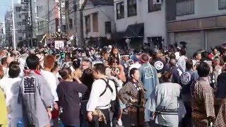 浅草　三社祭　三之宮　本社神輿渡御　浅草中町会　２０１６．５．１５　Asakusa Sanja Matsuri Tokyo Japan