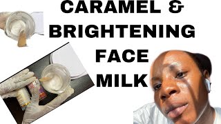 HOW TO MAKE AN ORGANIC CARAMEL FACE MILK + HOW TO DISSOLVE HYALURONIC ACID \u0026 GIVEAWAY|DAY 6-12