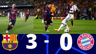 For the last time Barcelona beat Bayern munich -2015) Arabic commentary)