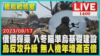 俄羅斯備彈藥 入冬瞄準烏克蘭基礎建設 烏克蘭反攻升級 無人機年增產百倍｜1400 俄烏戰情室｜TVBS新聞