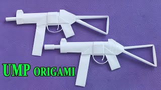 Origami Armas UMP | Como Hacer Armas UMP Do Free Fire De Papel