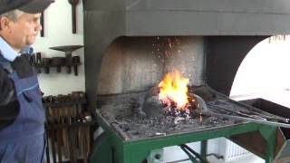 Pálcavég kovácsolása - Nagy György kovácsműhelye, Olasztelek