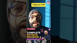 Complete Class 10 Physics Revision in 5 hours 🔥 Session coming Today ⚠️ #ytshorts #cbse #boards
