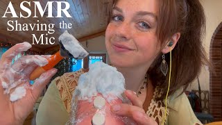 ASMR- Shaving Cream on the Microphone