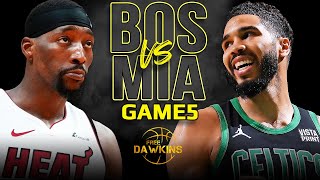 Boston Celtics vs Miami Heat  Game 5  Highlights | 2024 ECR1 | FreeDawkins