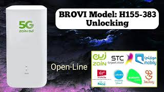 HOW TO BROVI CPE 5 H155-383 UNLOCKING | ZAIN 5G MODEL H155-383 UNLOCK | فك سفره راوتر زين 5 جي