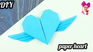 how to make paper heart /origami paper heart/easy paper heart /useful idea