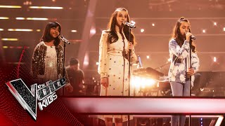 Lydia, Aadya and Rae Perform 'Somewhere Only We Know' | The Battles | The Voice Kids UK 2020