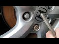 How to remove a locking wheel nut with out the key locking wheel nut removal without special tool