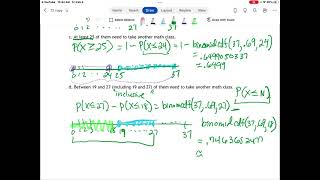 Example: Binomial PDF and CDF (2)
