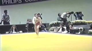 2nd T URS Elena Gurova Comp FX - 1987 World Gymnastics Championships 9.900