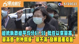 2022.05.20【台灣向前行 Part2】總統執政總平均分61.55 就任以來最高！最滿意\