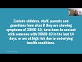 COVID-19 Guidance for Emergency Child Care Services