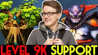 LEVEL 9K SUPPORT! Miracle- Plays Lion \u0026 Treant Protector Party Game Dota 2