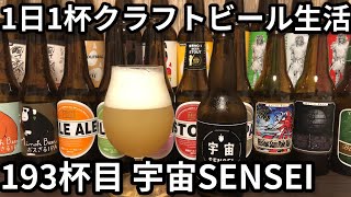 【1日1杯クラフトビール生活】193杯目うちゅうブルーイング 宇宙SENSEI