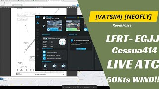 [NeoFly4][Vatsim] MSFS [Delivery Gone Wrong!] 50 Kts Wind!!