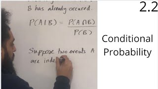 Edexcel A level Maths: 2.2 Conditional Probability