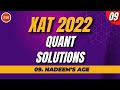 XAT 2022 Quant Solutions | Nadeem's Age | XAT 2023 Prep | 2IIM CAT Preparation