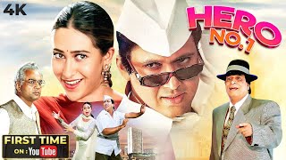 Hero No. 1 (1997) Full Movie (4K) Govinda & Karishma Kapoor | Kader Khan & Paresh Rawal | Bollywood
