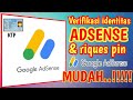 Cara verifikasi identitas google adsense 2021 - dan riques pin google adsense tercepat