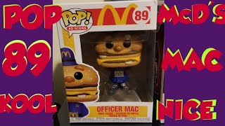 McDONALD'S OFFICER MAC (89) AD ICONS FUNKO POP.