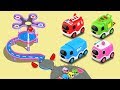 Fun Color Balls and Street Vehicles Toys Play - Toy Cars for KIDS