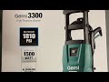 Gerni 3300 high pressure washer unboxing and review