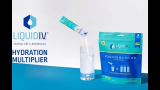 Liquid I V  Hydration Multiplier   Passion Fruit   Hydration Powder Packets   Electrolyt