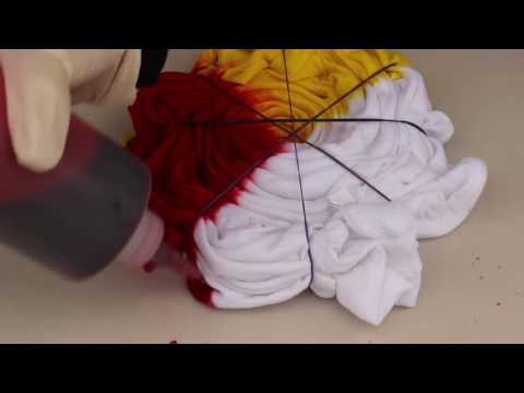 How To Make Rainbow Spiral Tie Dye T-shirt How To Make Rainbow Spiral Tie Dye T-shirt