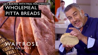 Paul Hollywood's Wholemeal Pitta Breads | Waitrose